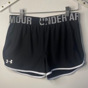 Girls Under Armor Black Shorts